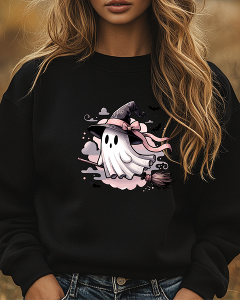 Cute pink Ghost Sweatshirt