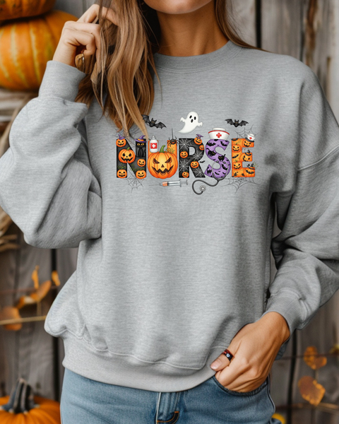 Halloween nurse Sweatshirt