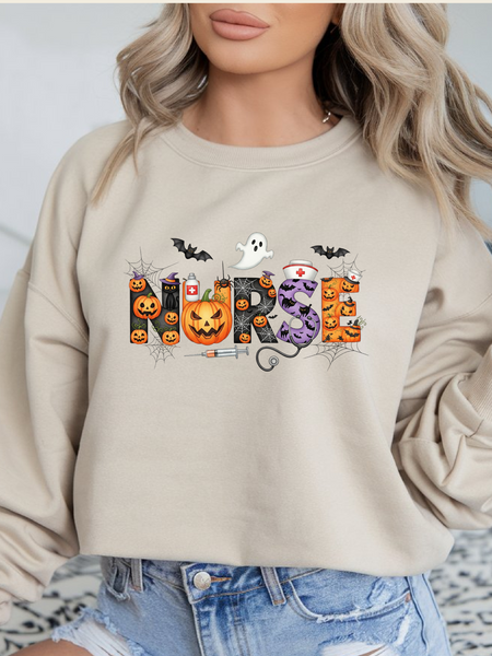 Halloween nurse Sweatshirt