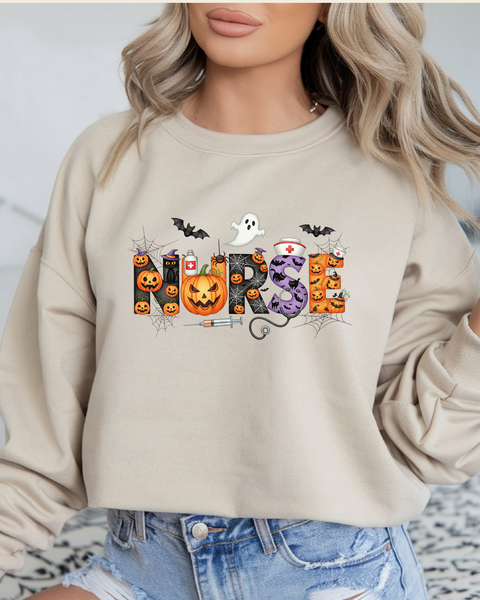 Halloween nurse Sweatshirt