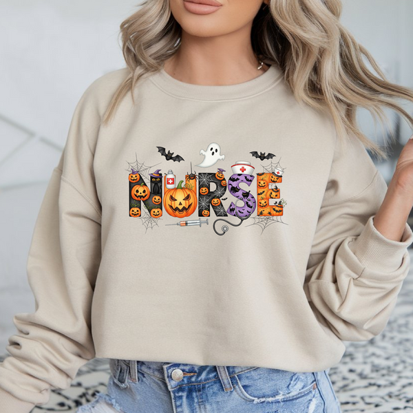 Halloween nurse Sweatshirt