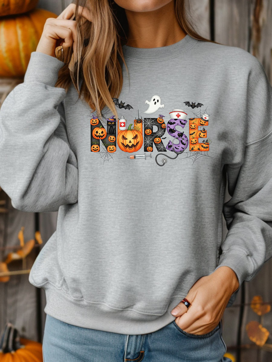 Halloween nurse Sweatshirt