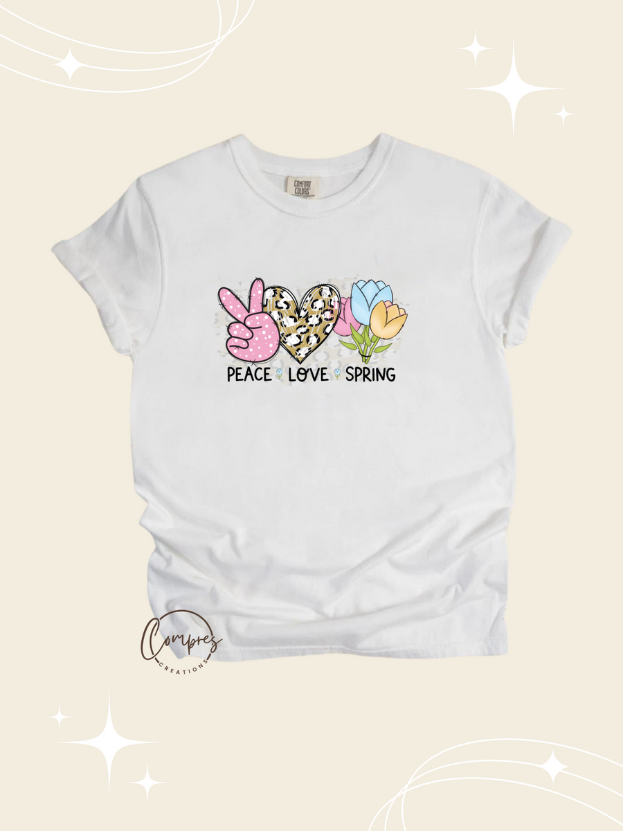 Peace Love Spring T-shirt