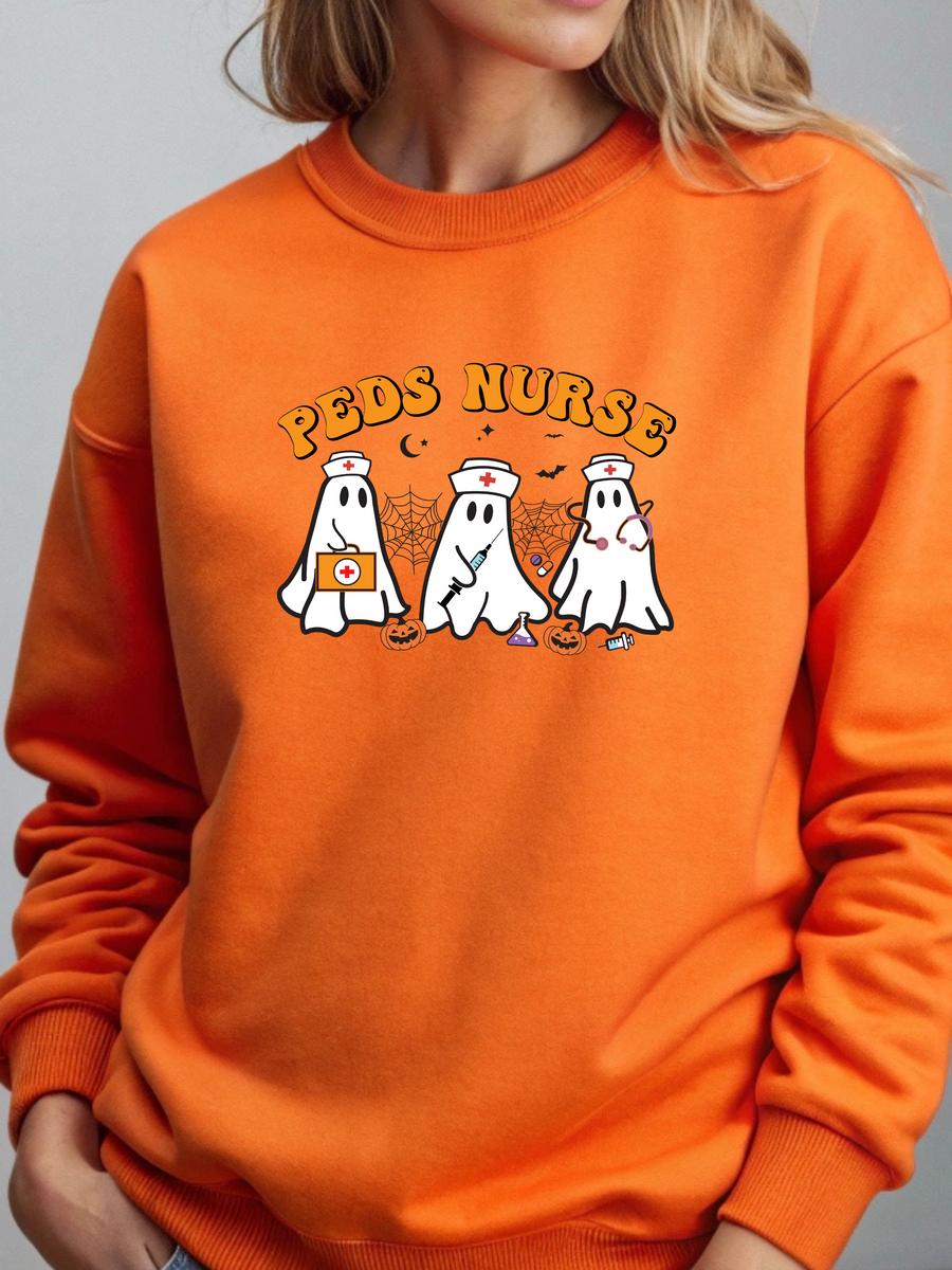 Peds Nurse ghost sweatshirt