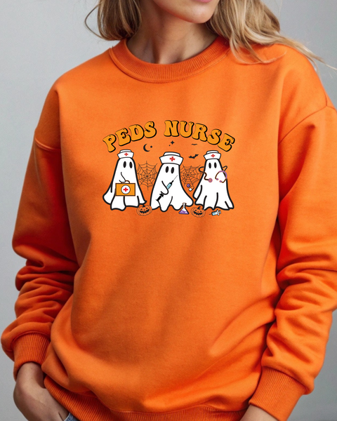Peds Nurse ghost sweatshirt
