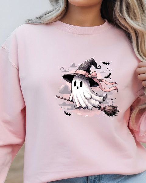Cute pink Ghost Sweatshirt