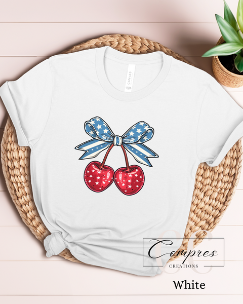 Patriotic Cherries T-shirt