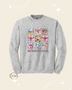 Coquette 100 Days of school Sweatshirt