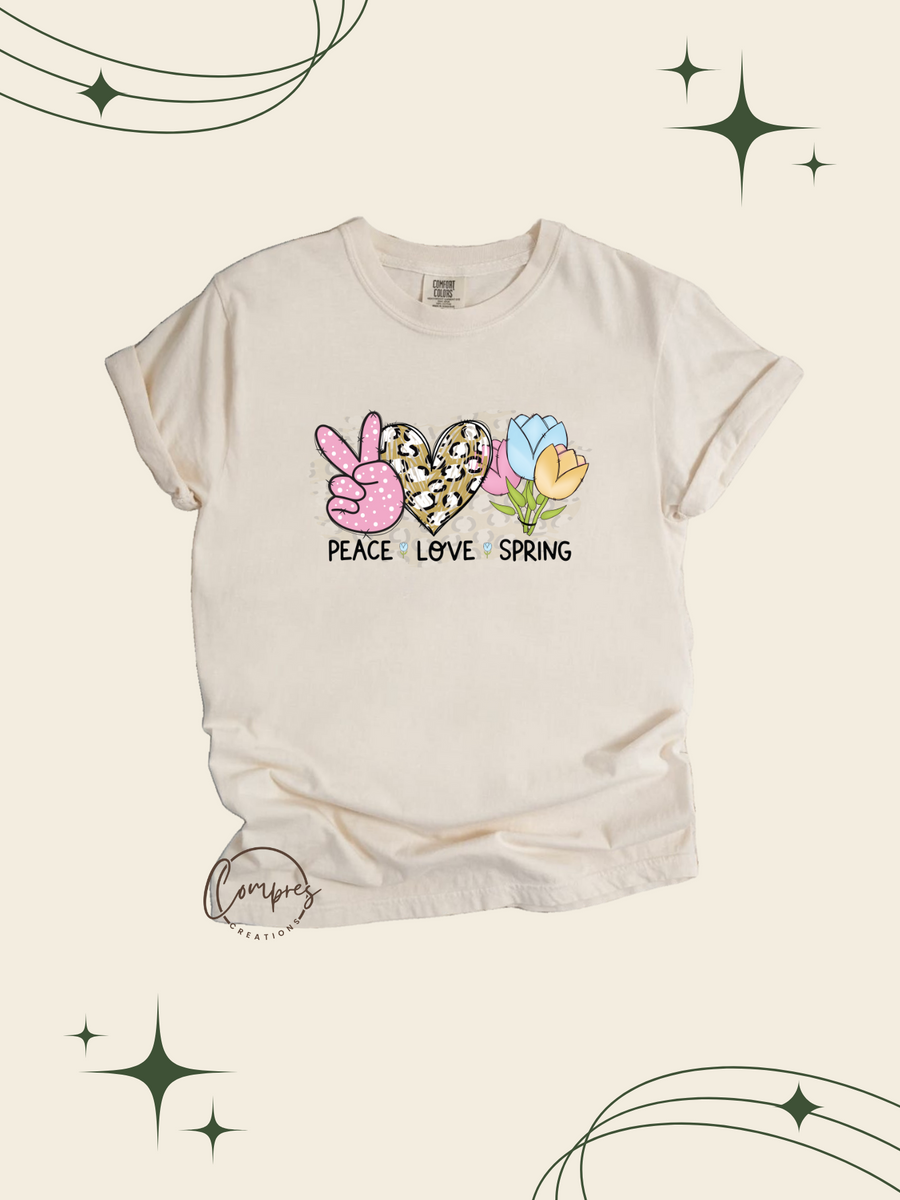 Peace Love Spring T-shirt