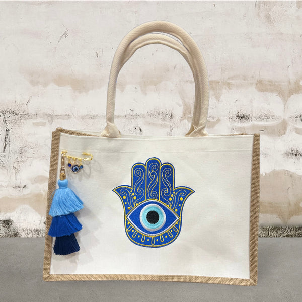 Evil eye Tote Bag